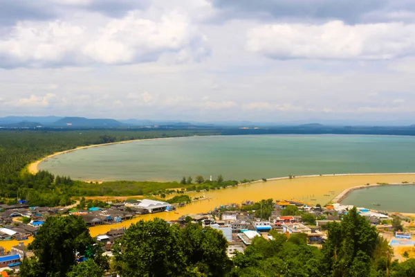 Vista Aérea Ciudad Tailandia — Foto de Stock