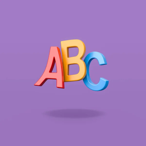 Ilustração Vetorial Alfabeto Colorido Letras — Fotografia de Stock