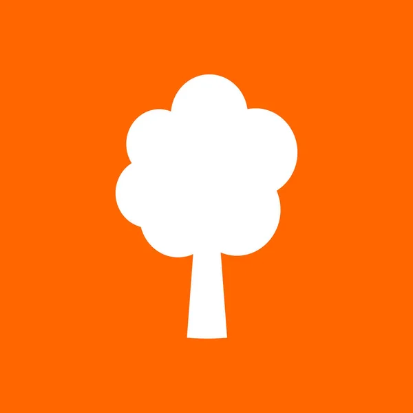Ikona Drzewa Ilustracja Wektora — Zdjęcie stockowe