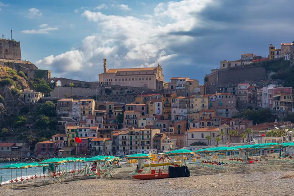 Castillo Castello Ruffo Scilla Región Calabria Italia — Foto de Stock