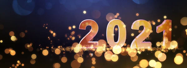 New Year 2019 Rendering — Stock Photo, Image