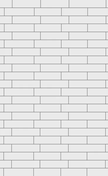 Реалистичный Фон Стены Новый Белый Кирпич Векторная Иллюстрация — стоковое фото