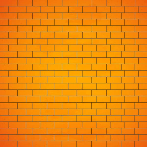 Realistic Background Wall New Yellow Brickwork Vector Illustration — Stock Photo, Image