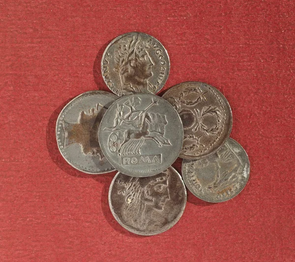 Euro Coins White Background — Stock Photo, Image