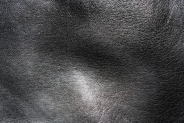 Fond Texture Cuir Noir — Photo