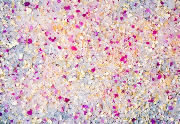Remplissage Animaux Multicolores Vue Dessus Gel Silice Blanc Violet — Photo