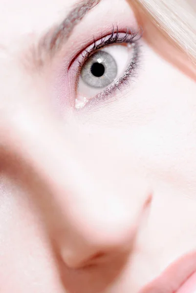 Close Beautiful Woman Eye — Stock Photo, Image