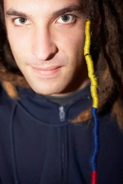 Retrato Joven Con Barba — Foto de Stock