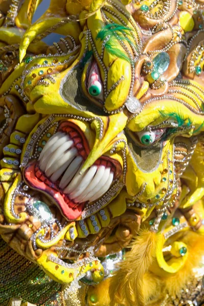 Máscara Dragão Mercado — Fotografia de Stock
