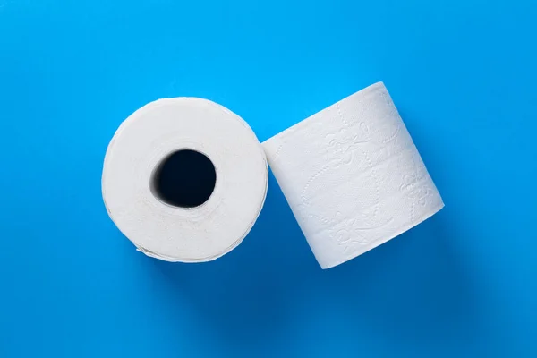 Toilet Paper Roll White Background — Stock Photo, Image