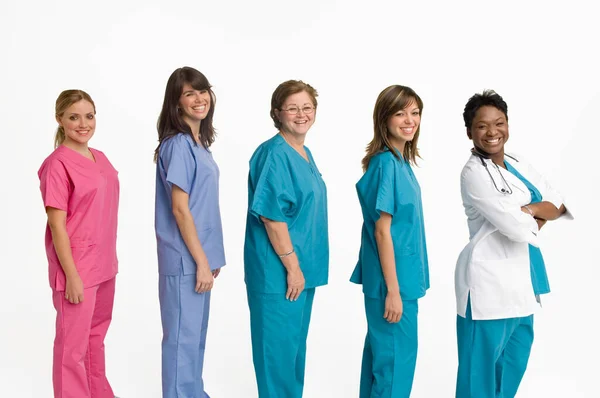 일단의 의사와 간호사들 — 스톡 사진