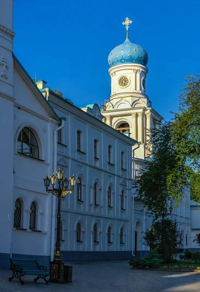 Svyatogorsk Ucrânia 2020 Igreja Intercessão Território Lavra Svyatogorsk Ucrânia Uma — Fotografia de Stock