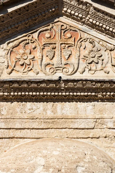 Clitumnus Templom Korai Középkori Templom Unesco Világörökség Része Pissignano Campello — Stock Fotó