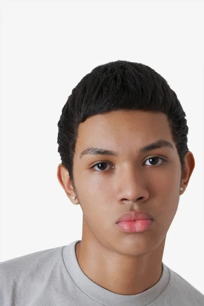 Portrait Young Man Looking Camera — Stock Photo, Image