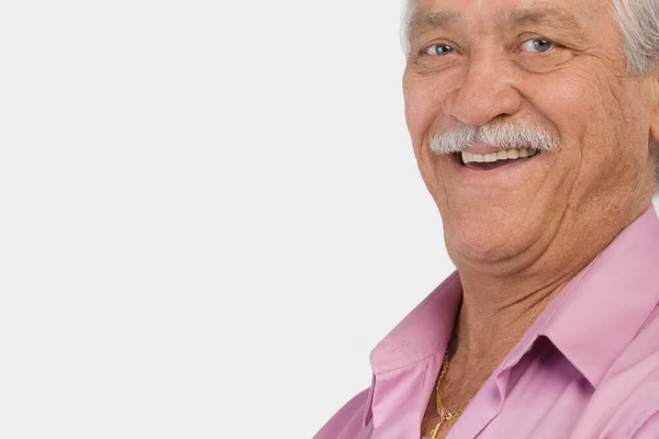 Portrait Senior Man Smiling — Stock Photo, Image