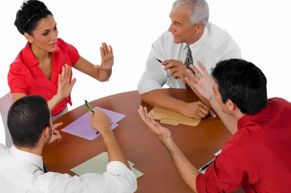 Groep Jongeren Die Het Kantoor Werken — Stockfoto