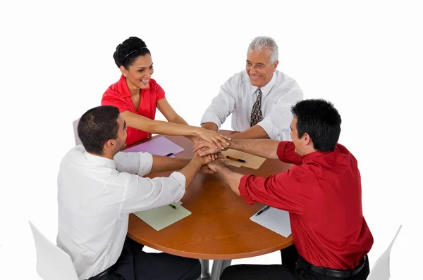 Group Business People Sitting Office Stock Image