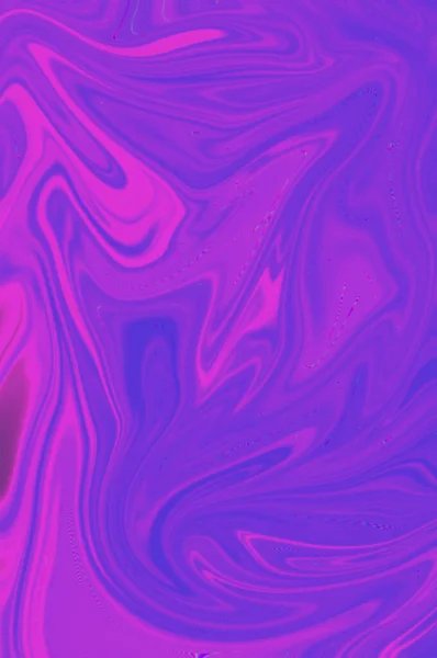 Holographic Liquid Background Pink Purple Colors Iridescent Artwork Beautiful Pattern — Stock Photo, Image