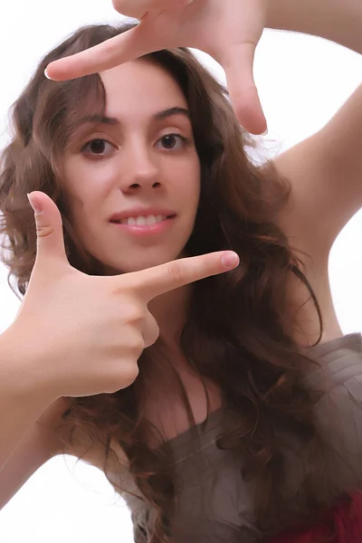 Retrato Una Hermosa Joven — Foto de Stock