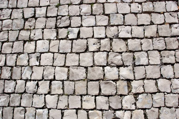 Viejo Pavimento Piedra Textura Fondo — Foto de Stock