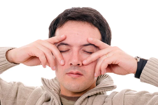 Man Headache Stock Image