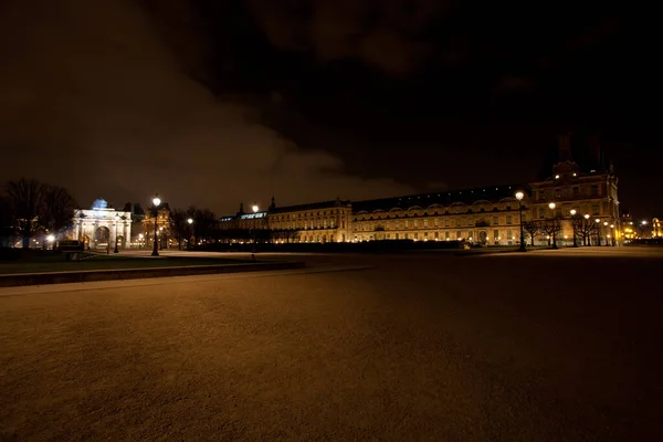 Noční Pohled Město Stockholm Švédštině — Stock fotografie