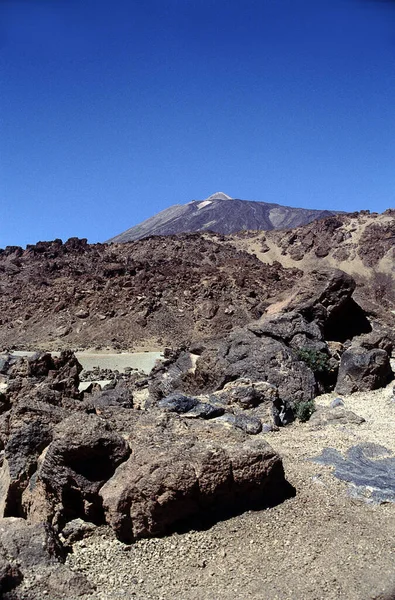 Lanzarote Deki Volkanik Volkan Kanarya Adaları Spanya — Stok fotoğraf