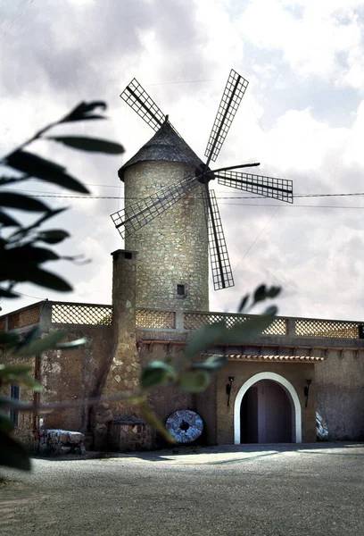 Old Windmill City Amsterdam — Stock Photo, Image