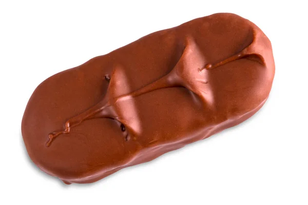 Las Barras Chocolate Sobre Fondo Blanco — Foto de Stock