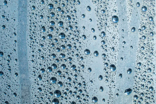 Ornamento Fundo Abstrato Com Gotas Água Gotas Chuva Vidro Tempo — Fotografia de Stock