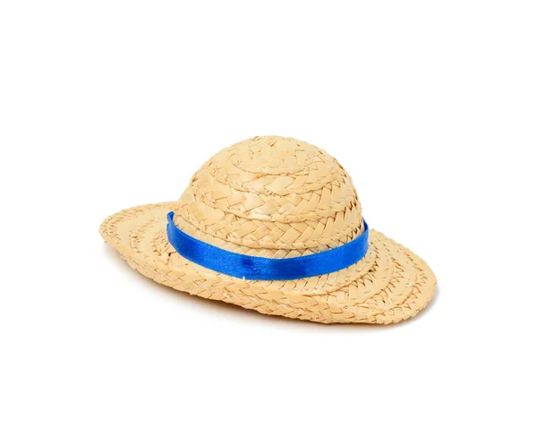 Straw Hat Isolated White Background — Stock Photo, Image