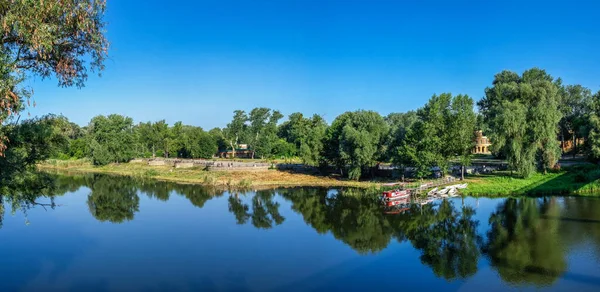 Beau Paysage Avec Une Rivière Lac — Photo