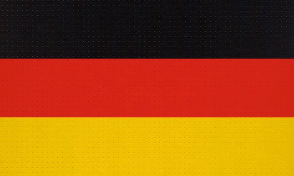 Tysklands Flagga Med Nationella Flaggor Vektor Illustration — Stockfoto