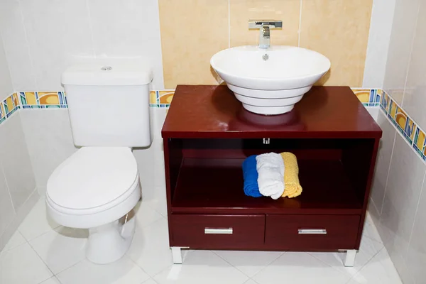 Toiletpot Moderne Badkamer — Stockfoto