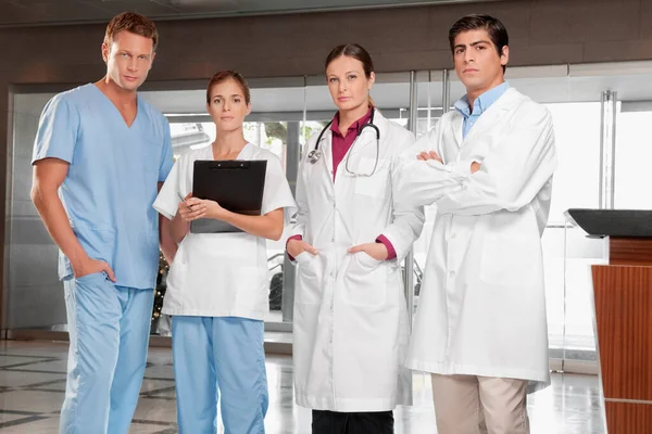 Gruppe Von Ärzten Und Krankenschwestern Krankenhaus — Stockfoto