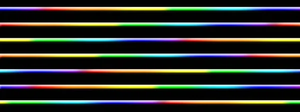 Farbig Abstrakter Hintergrund Röhren Regenbogenfarben Auf Dunklem Hintergrund Illustration — Stockfoto