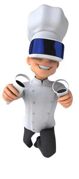 Fun Illustration Chef Helmet — Stock Photo, Image