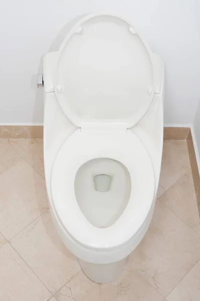 White Toilet Bowl Wall — Stock Photo, Image