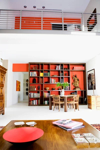 Interior Modern Library — Stock Photo, Image