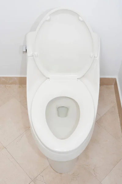 White Toilet Bowl Wall Royalty Free Stock Images
