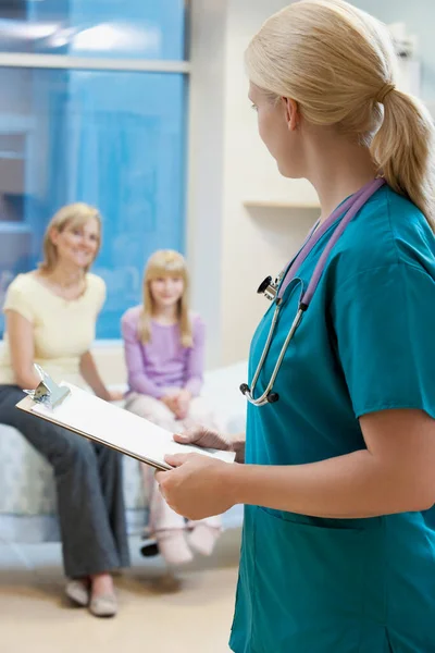 Female Doctor Nurse Hospital — Stock Photo, Image