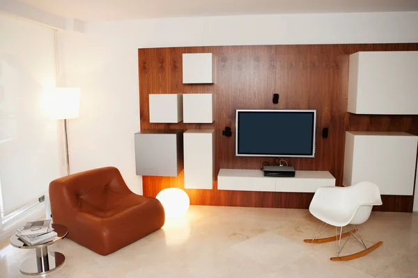 Mobilya Masa Sandalyeli Modern Ofis Içi — Stok fotoğraf