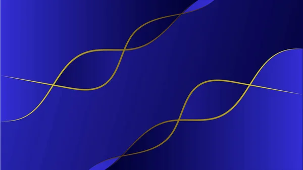 Luxe Blauw Papier Gesneden Achtergrond Voor Poster Flyer Vector Cover — Stockfoto