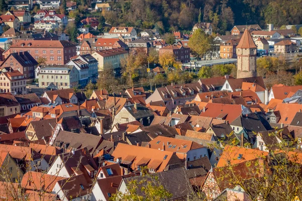 Eski Şehir Czech Cumhuriyeti Nin Havadan Görüntüsü — Stok fotoğraf