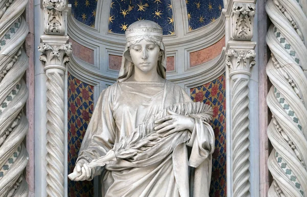 Santa Reparata Portal Cattedrale Santa Maria Del Fiore Florencia Italia —  Fotos de Stock