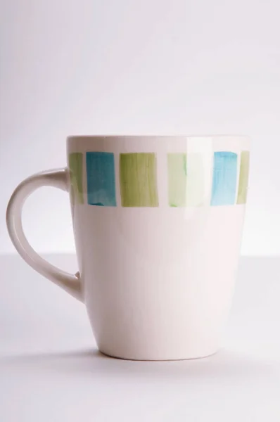 Чашка Чаю Білому Тлі — стокове фото