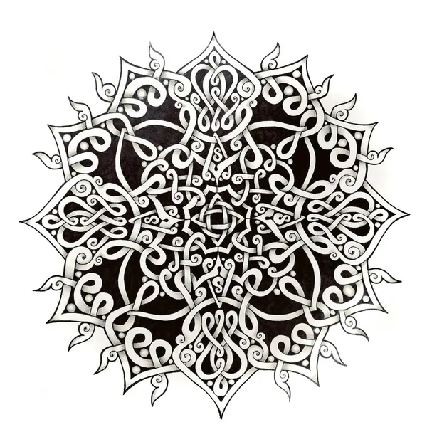 Mandala Pattern Vector Illustration — Stock Photo, Image