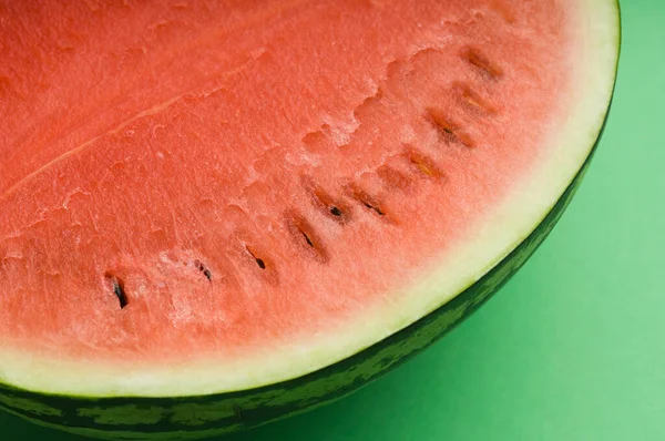 Wassermelonenscheiben Auf Weißem Hintergrund — Stockfoto