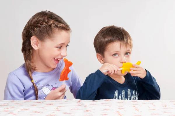 Çocuk Oyuncakları Çocuklar Çocukluk Yemek Sağlıklı Yemek Çocuk Çocuk Çocuk — Stok fotoğraf