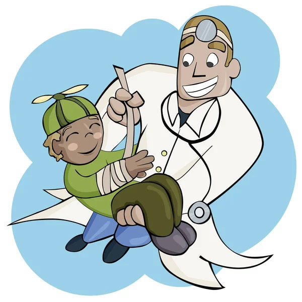 Obrigado Médicos Enfermeiros Personagens Desenhos Animados Equipe Médica  Hospital Lutando imagem vetorial de Mariabo2015© 378867586